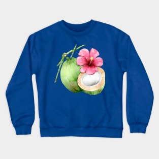 Coconut Flower Crewneck Sweatshirt